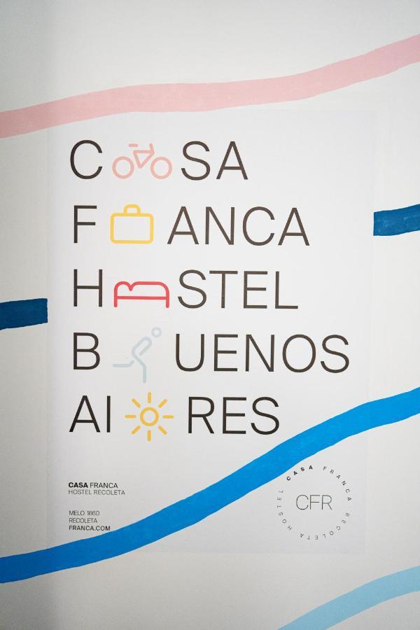 Casa Franca Recoleta Hostel Boutique Ciudad Autónoma de Ciudad Autónoma de Buenos Aires Exterior foto